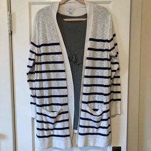 Old Navy Long Striped Cardigan
